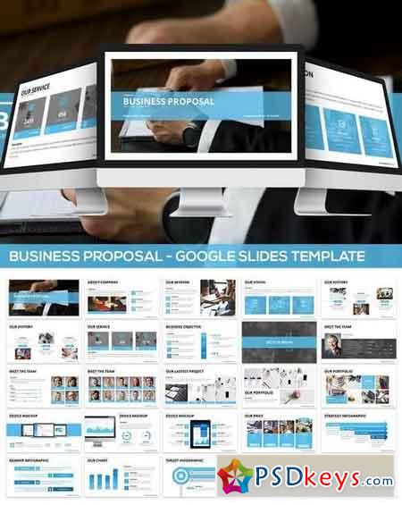 Simply Business Proposal Google Slides Template Free Download