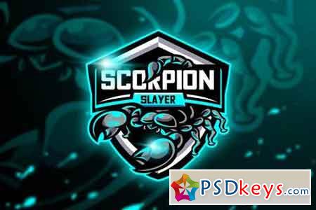Scorpion Slayer - Mascot & Esport Logo