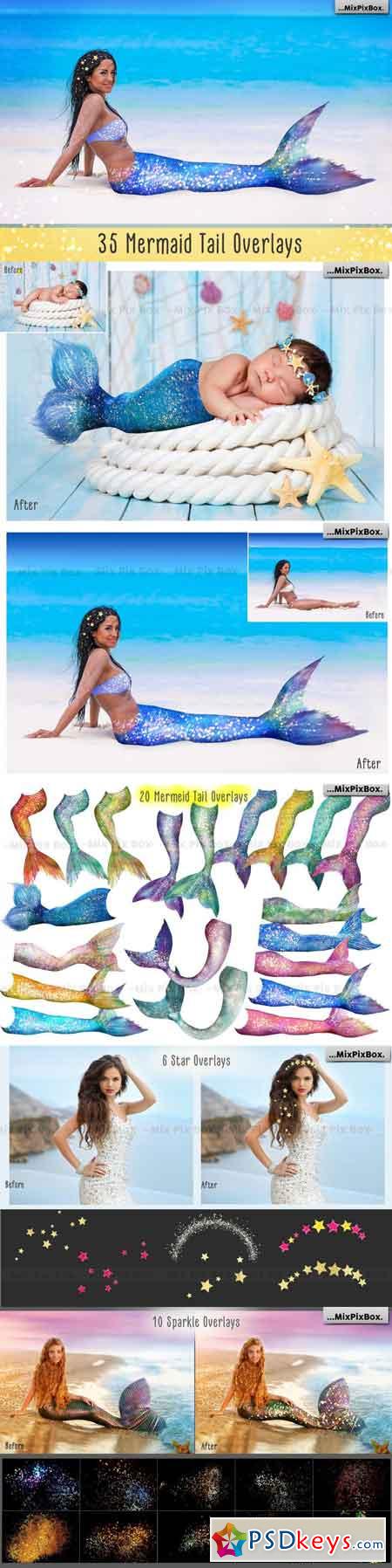 Mermaid Tail Overlays 3474203