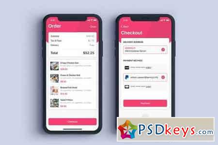 Checkout UI Concept for Food App