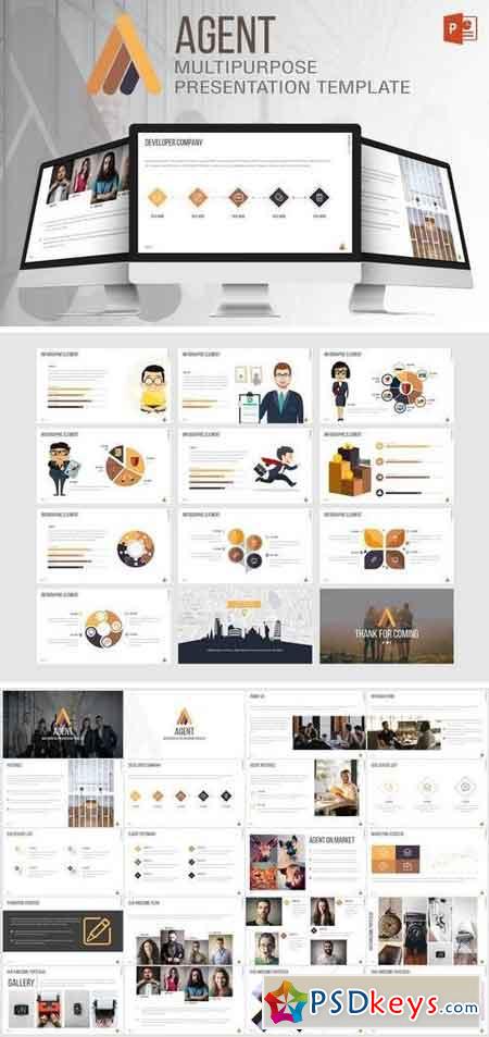 Agent - Powerpoint and Keynote Template