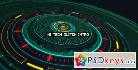 Hi Tech Glitch Intro 15590521 After Effects Template