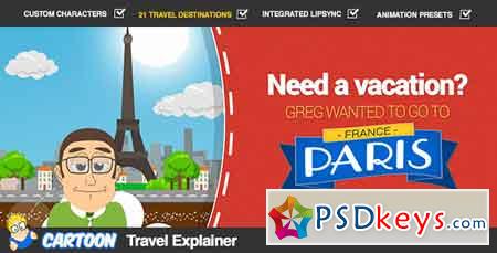 Cartoon Travel Explainer 8068670 After Effects Template
