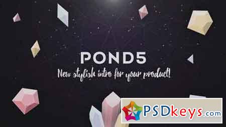 Pond5 - Gemstones Dark Logo Reveal 066660521