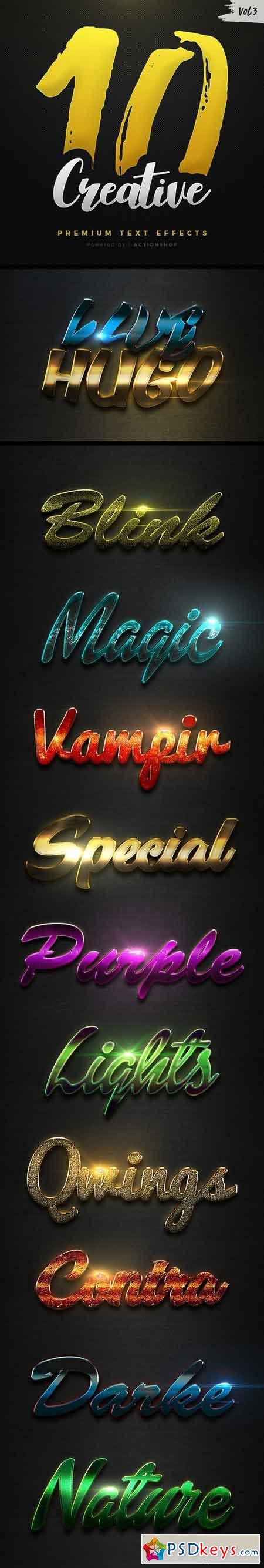 10 Creative Text Effects Vol.3 20994151