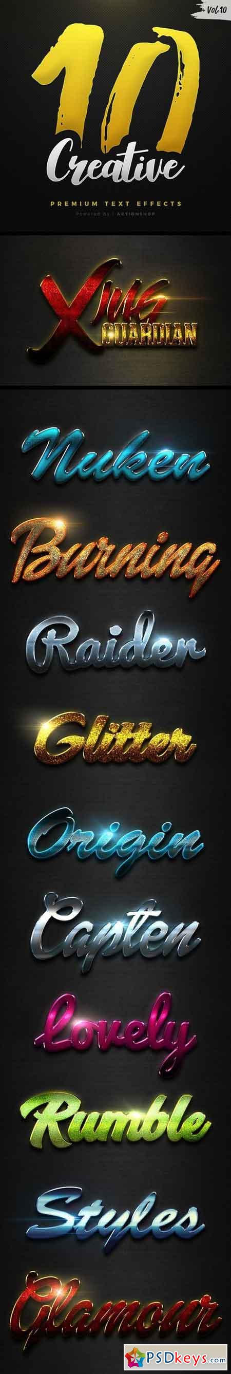 10 Creative Text Effects Vol.10 21118588