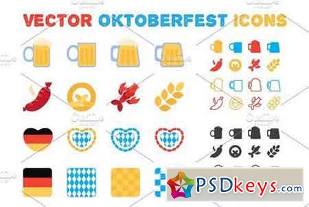 Oktoberfest Icons Set 2833668