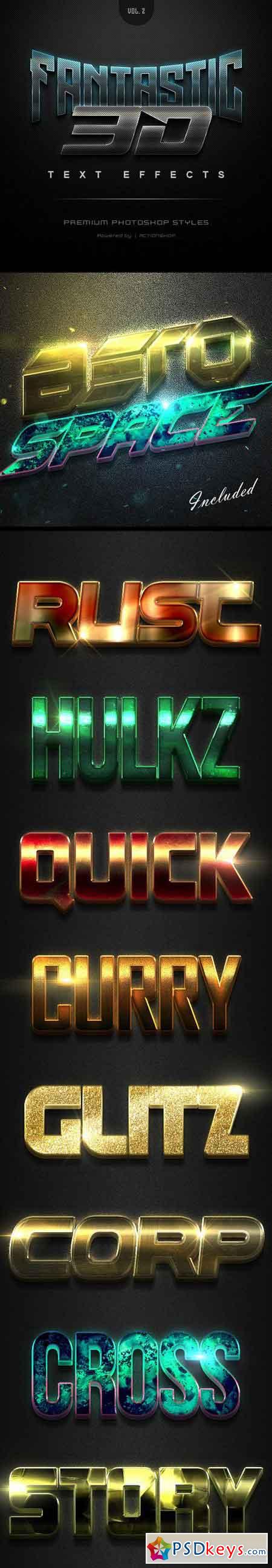 Fantastic 3D Text Effects Vol.2 21391485