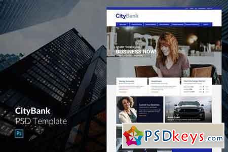City Bank PSD Template