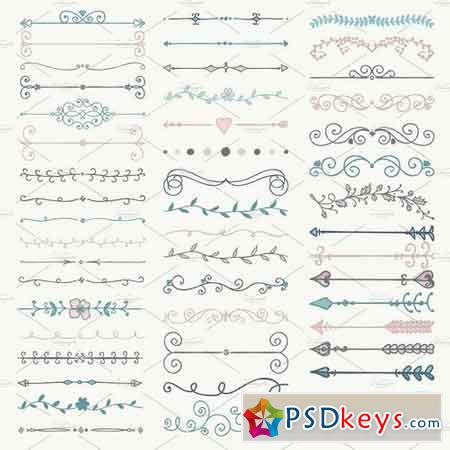 Hand Drawn Dividers, Arrows 291098