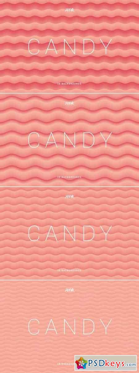 Candy Soft Abstract Wavy Backgrounds