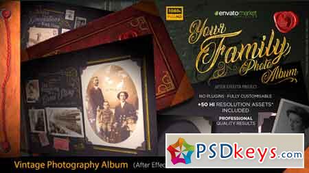 The Vintage Photography Album 20259566 After Effects Template