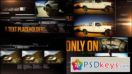 Broadcast Opener 5283211 After Effects Template