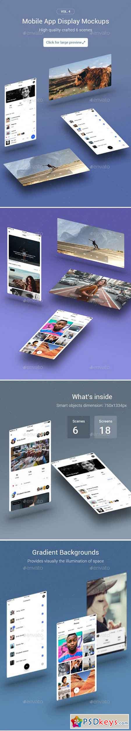 Mobile App Display Mockups Vol4 22249698