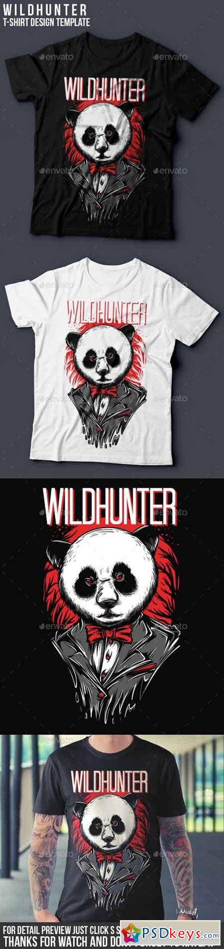 Wildhunter T-Shirt Design 16347097