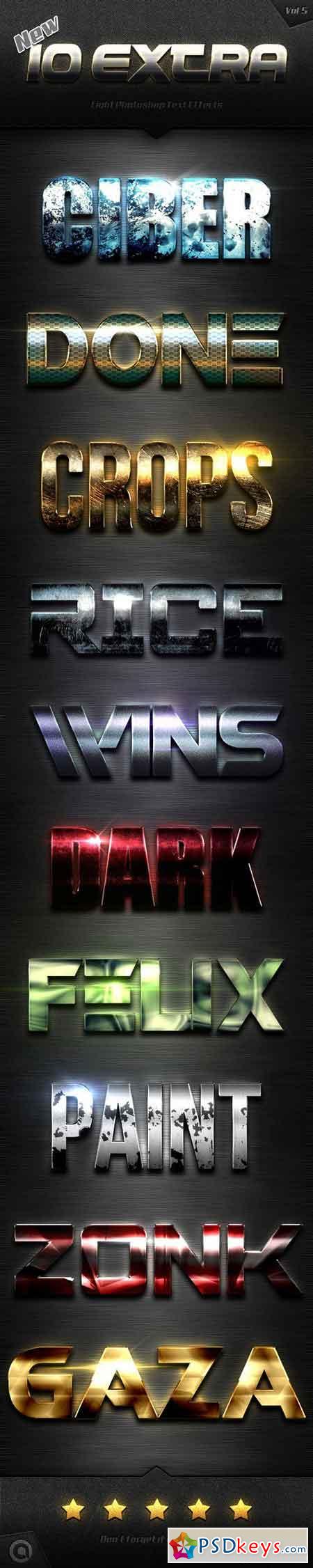 New 10 Extra Light Text Effects Vol.5 19249571