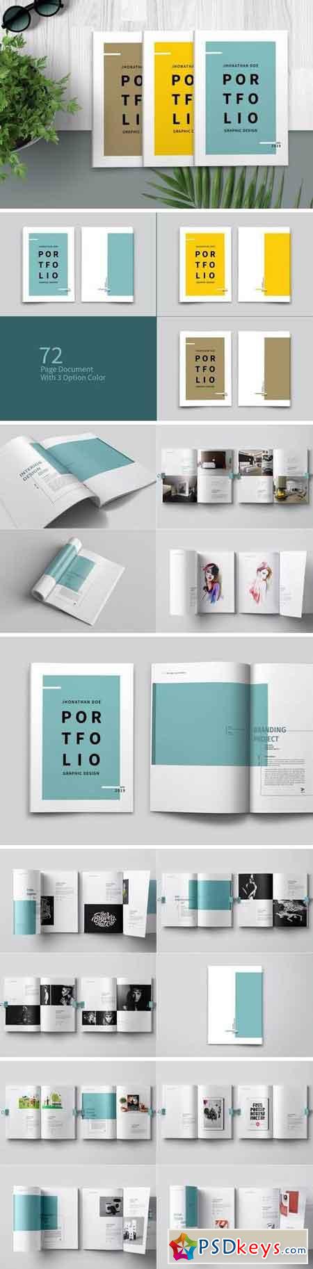 Graphic Design Portfolio Template 4