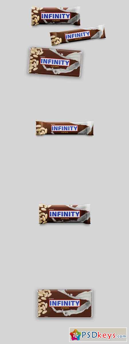Chocolate Bars Packaging Mock-Up 2825174