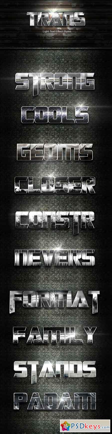 Trans Steel Text Effect V02 22471209