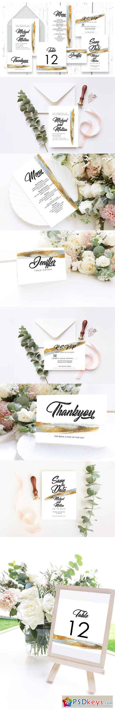 Abstract - Wedding Invitation Ac.60 2868407