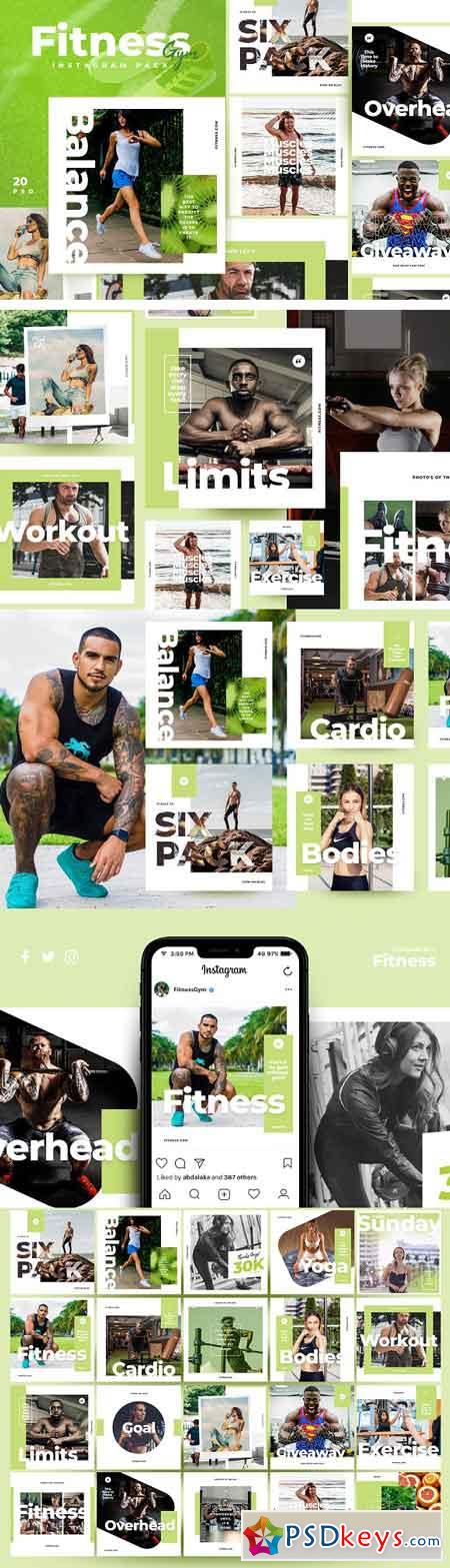 Fitness & Gym instagram pack 2880784