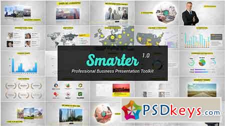Smarter - Business Presentation & Infographics Toolkit 15403293