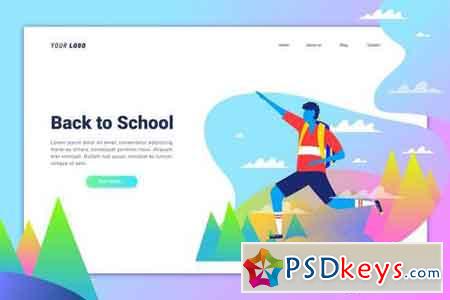 Back to School - Landing Page