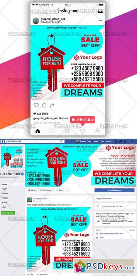 HOUSE FOR RENT  SOCIAL MEDIA VIDEO TEMPLATE