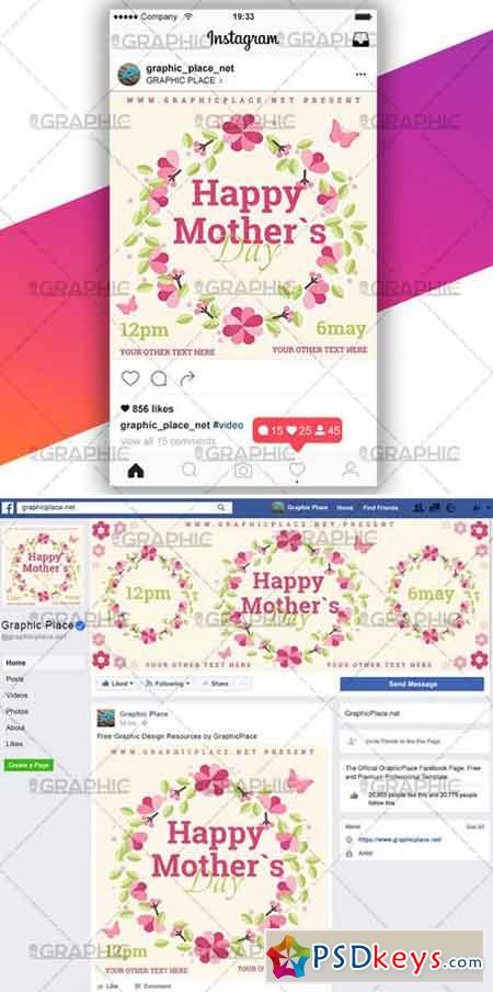 MOTHERS DAY  ANIMATED PSD TEMPLATE