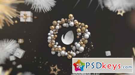 Gold Christmas Logo 21098299 After Effects Template