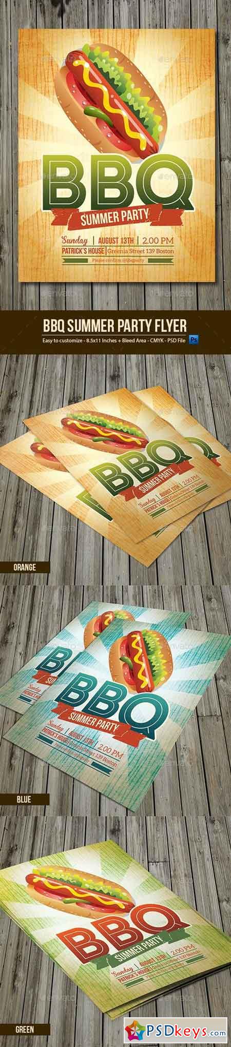 BBQ Summer Party Flyer 9997740