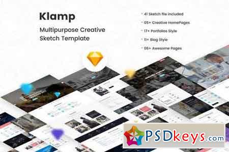 Klamp - Creative Multipurpose Sketch Template