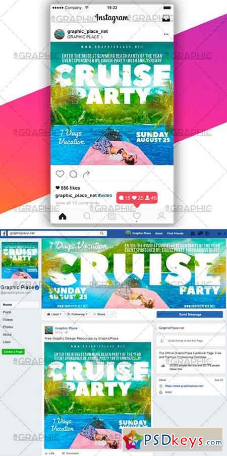 CRUISE PARTY  SOCIAL MEDIA VIDEO TEMPLATE