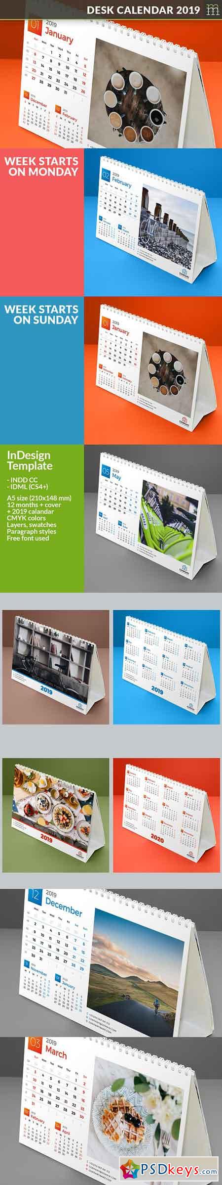Desk Calendar 2019 (DC009-19) 2824469
