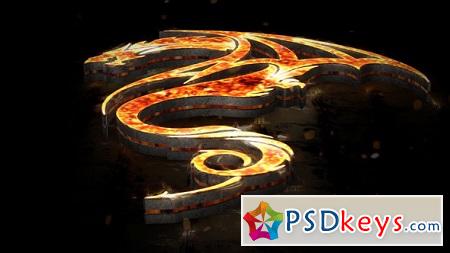 Flames 3D Logo 22134540 After Effects Template