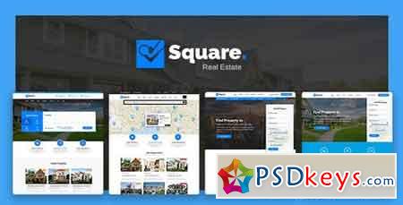 Square - Professional Real Estate PSD Templates - 18725582