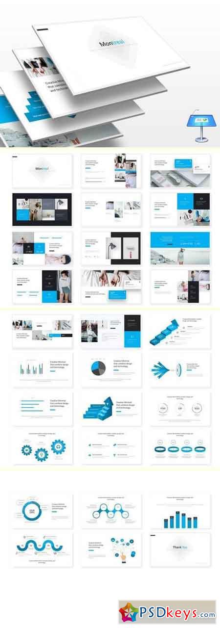 Montreal - Powerpoint, Keynote and Google Sliders Template