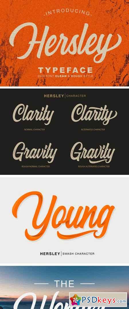 Hersley Typeface 35311