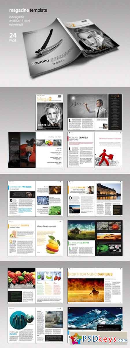 Indesign Magazine Template 3485845