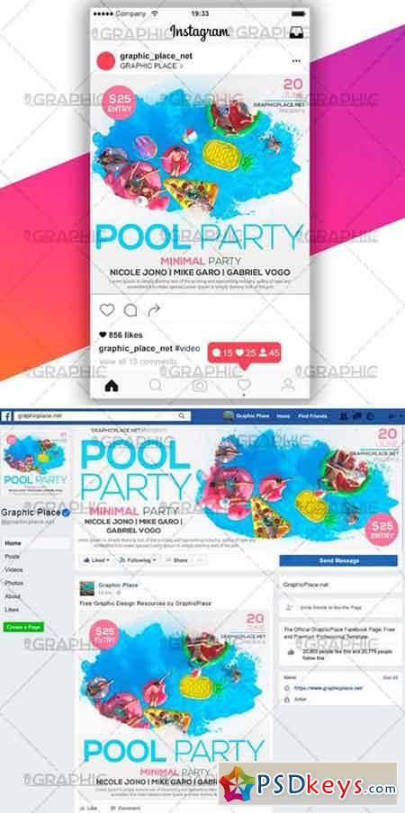 POOL PARTY  SOCIAL MEDIA VIDEO TEMPLATE