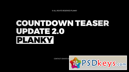 Countdown Teaser V2.0 21037722 After Effects Template