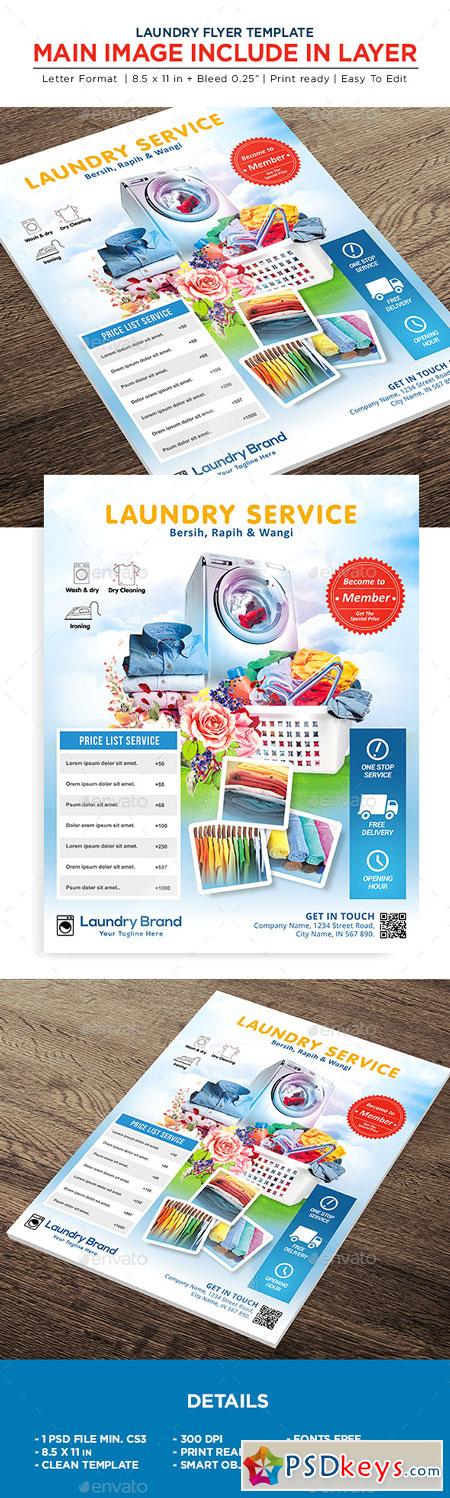 Laundry Services Flyer - Business Flyer 22541864