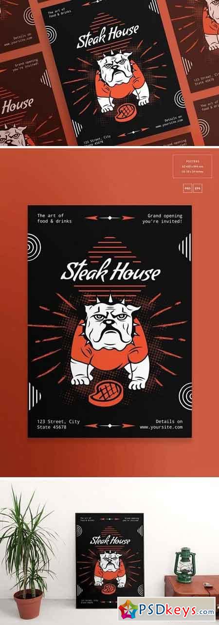 Posters Steak House 1967914
