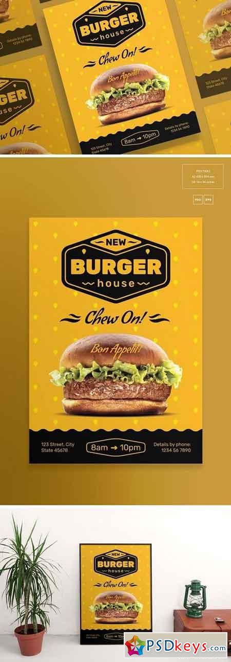 Posters Burger House 1963645