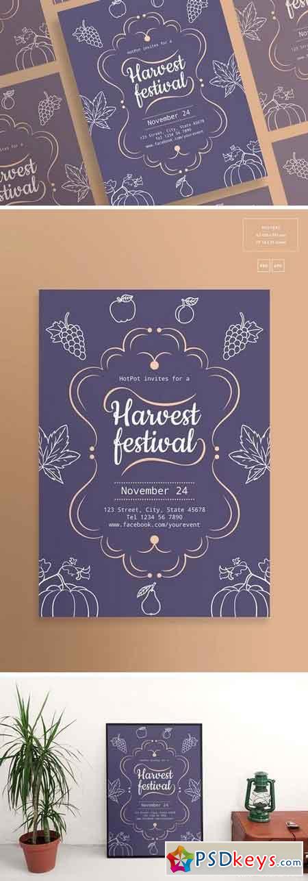 Posters Harvest Festival 1958308
