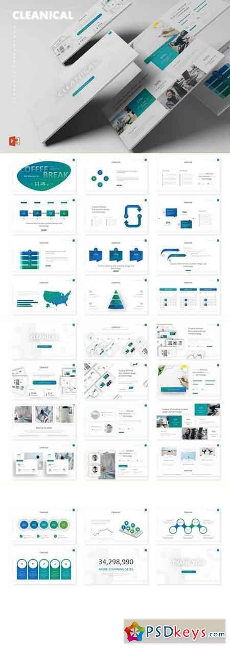 Cleanical - Powerpoint, Keynote and Google Sliders Template