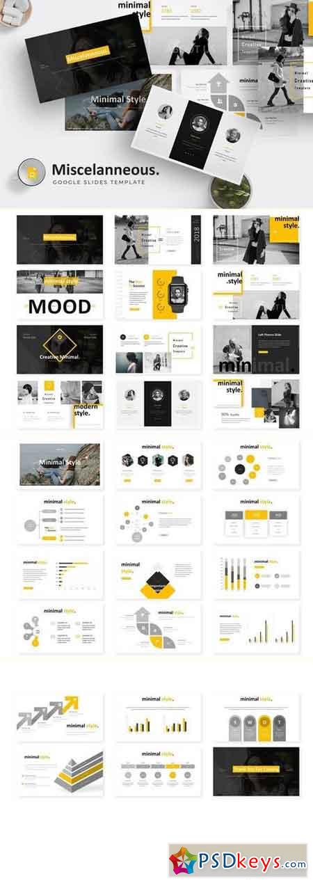 Misscelanneous - Powerpoint, Keynote and Google Sliders Template