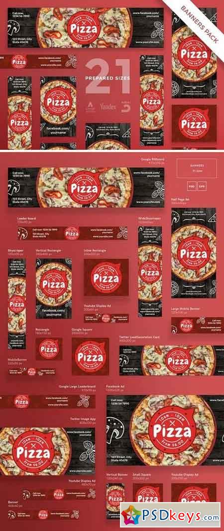 Banners Pack Pizza 1983451