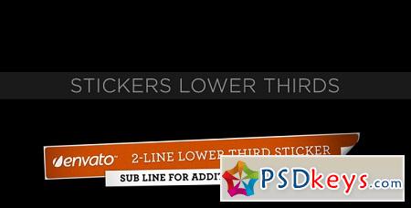 Lower Third Stickers 153157 After Effects Template