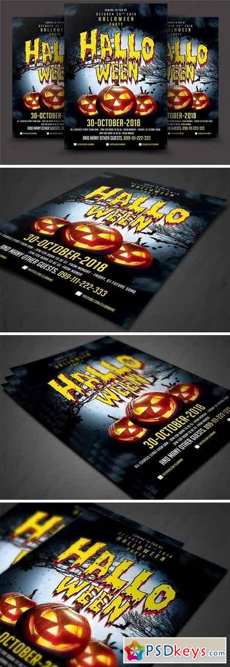 Halloween Party Flyer 2906705